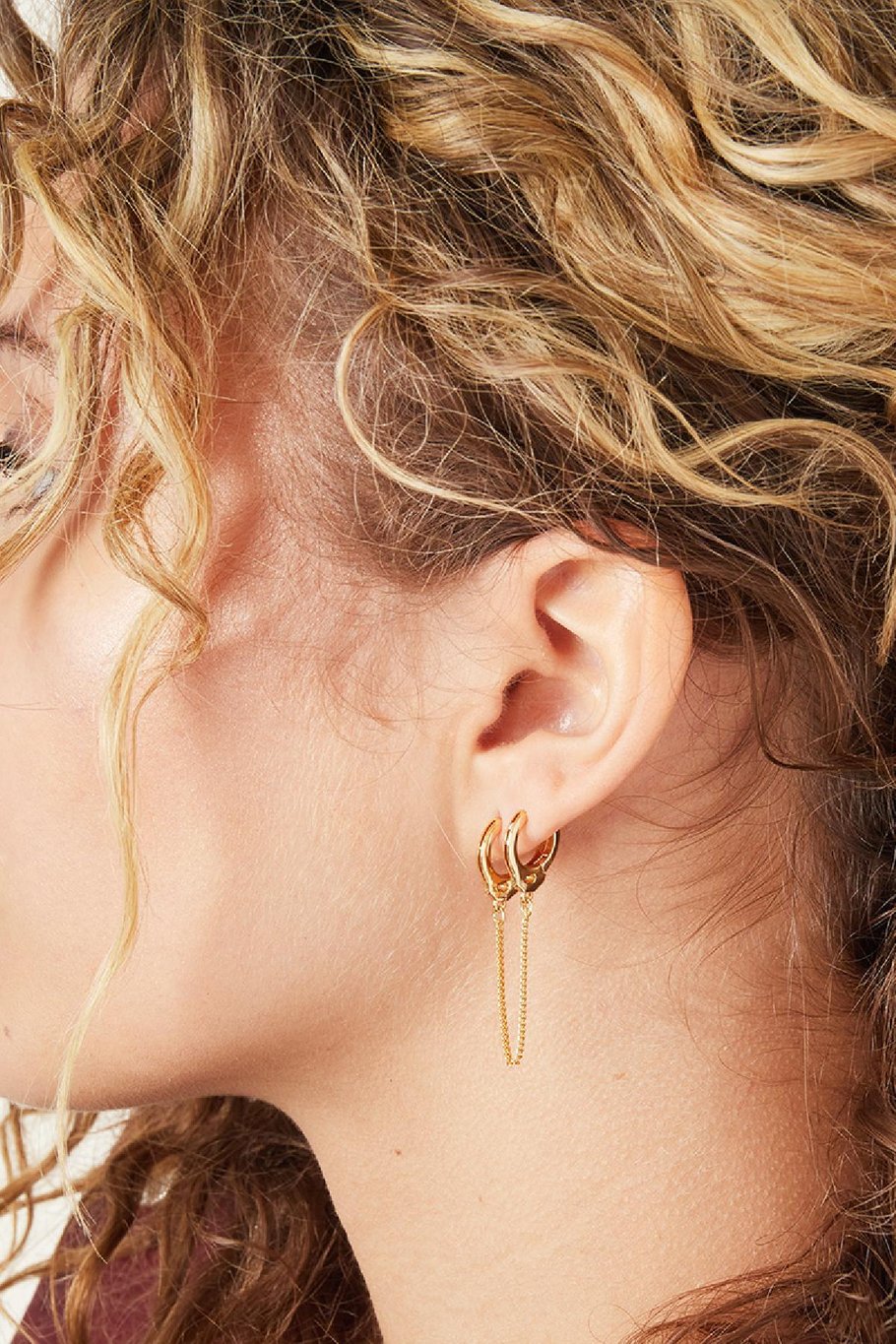 Boucles d'oreille Cuffed Cuivré Image3